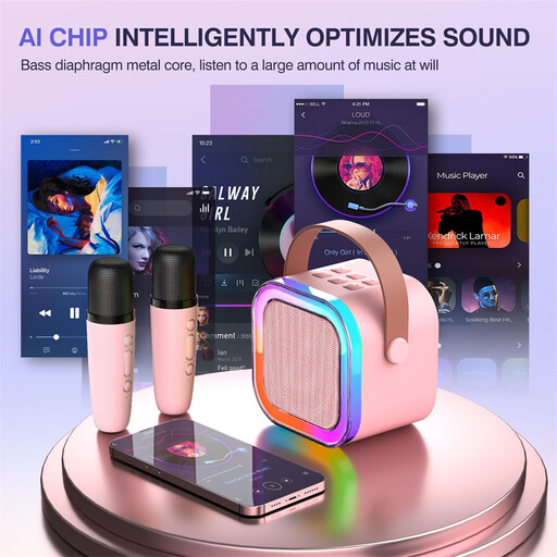 Wireless Microphones Bluetooth Speaker for Gaming KTV