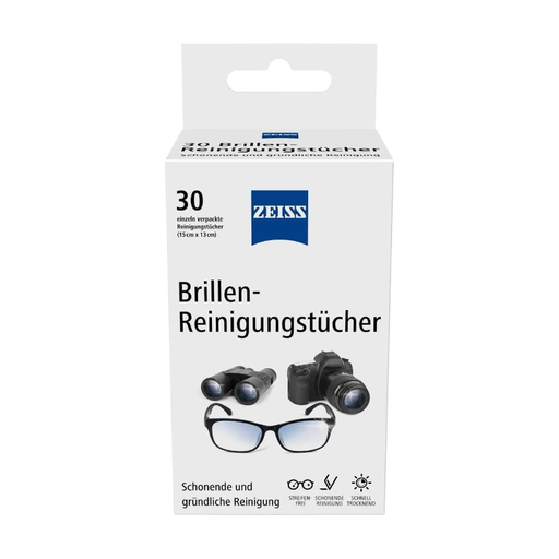 Zeiss Brillen-Reinigungstücher 30 Stk