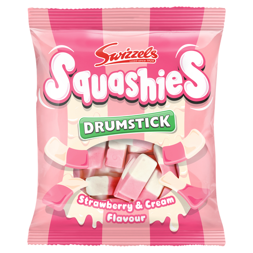 Swizzels Squashies Strawberry & Cream 140g