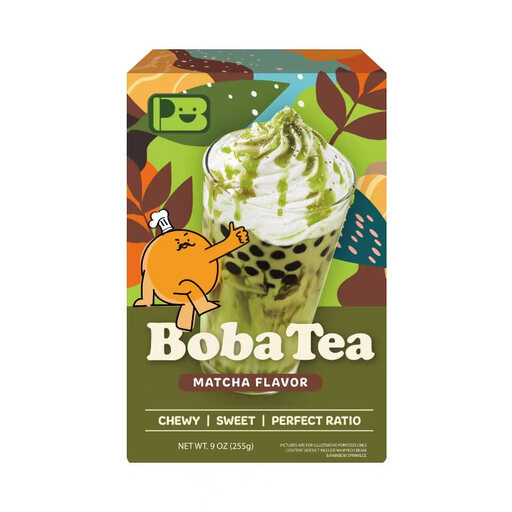 JENI PLAYB Bubble Tea Kit, Matcha Flavor