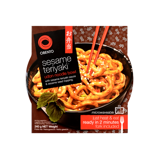 Obento Sesame Teriyaki Udon Noodle Bowl 240g