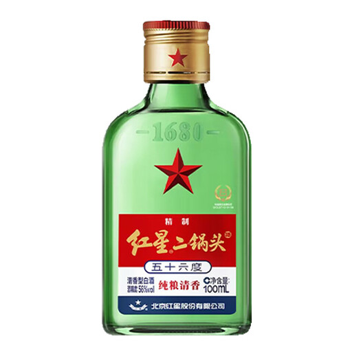 HongXing Erguotou Sorghum Spirit Baijiu 100ml 56%