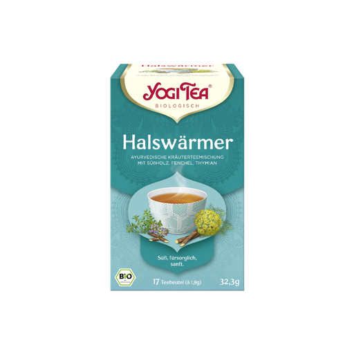 YOGI TEA Throat Warmer Organic Herbal Tea 17 x 1.9 g
