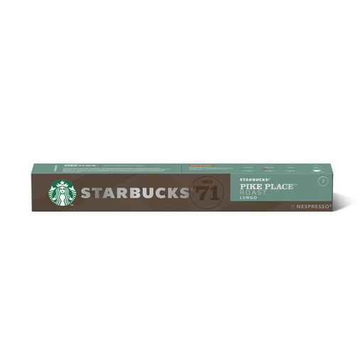 Starbucks Pike Place Roast Lungo Coffee Capsules - 10 pcs, 53 g