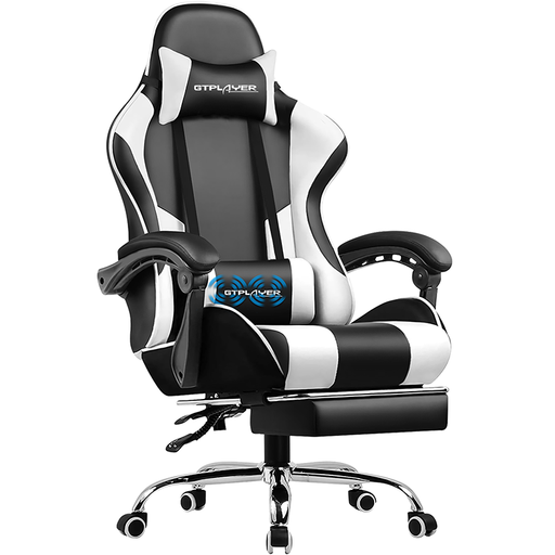 GTPLAYER gaming chair with footrest and massage