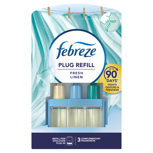 Febreze 3Volution Air Freshener Plug In Refill, Fresh Linen