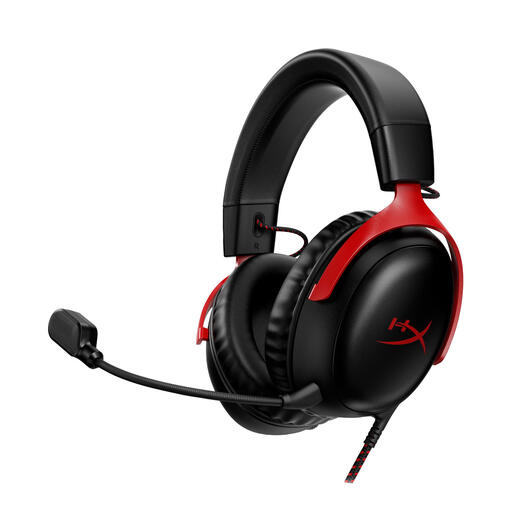 HyperX Cloud III Gaming Headset - PC, PS5, Xbox Series X|S - Black/Red