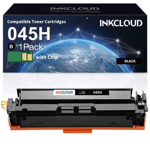 inkcloud 045H High Yield Compatible Toner Cartridge for Canon MF634 LBP612Cdw MF632CdwC 1 Black