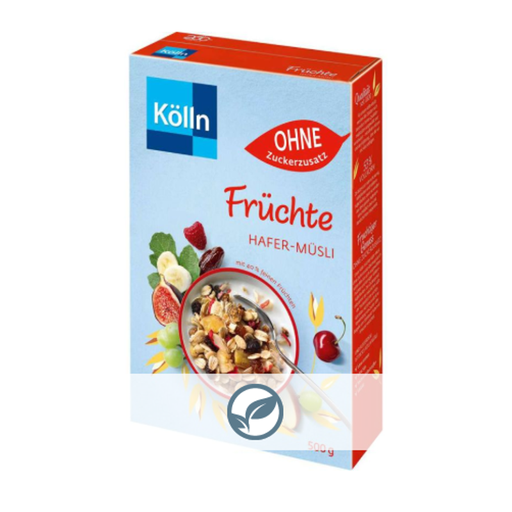 K?lln 50% Fruit Muesli No Added Sugar 500g