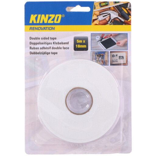 Kinzo Doppelseitiges Klebeband Stark