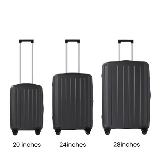 ochama Travel Suitcase with Swivel Wheels, 3 Piece Set