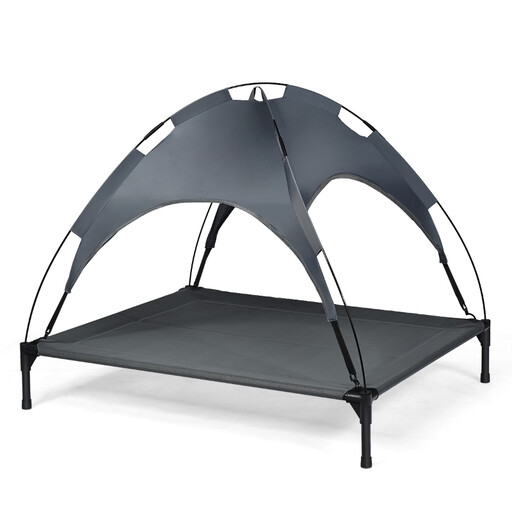 COSTWAY Hundebett mit Baldachin