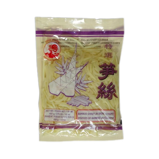 Cock Brand Bamboo Strips In Brine - 454 g
