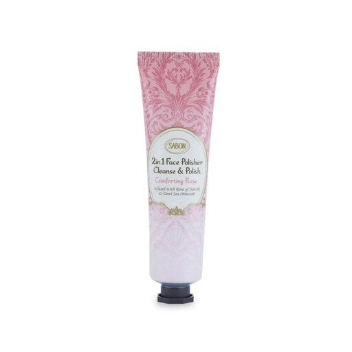 Sabon 二合一玫瑰面部磨砂膏