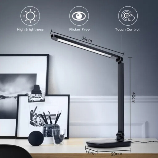 Aigostar LED Table Lamp LIGHT08 Black 8W