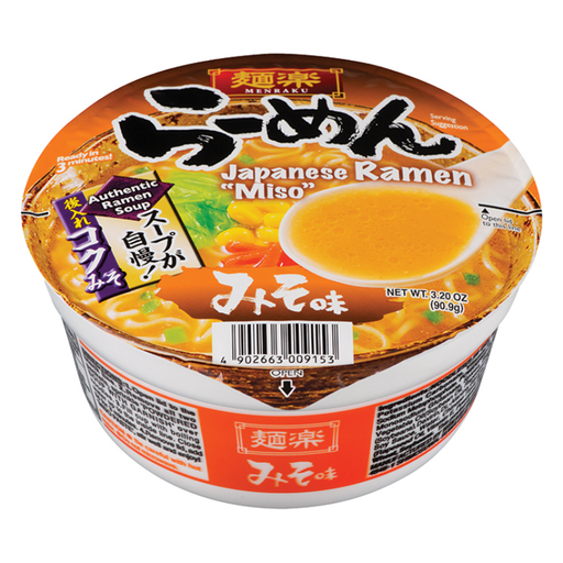 Hikari Miso Menraku Cup Ramen Miso 90 G.