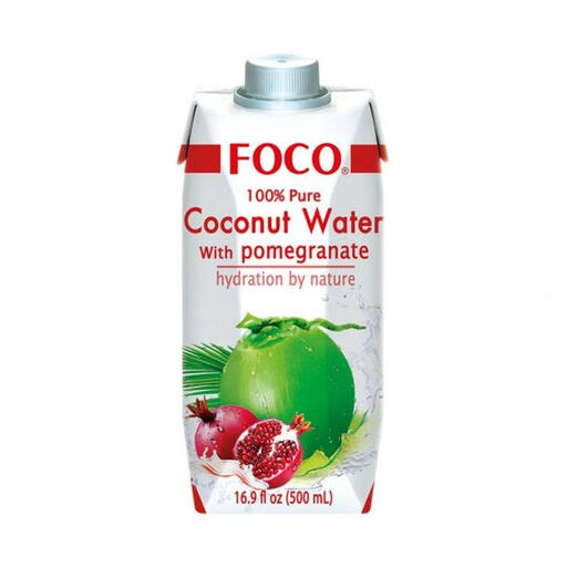 FOCO Coconut Water Pomegranate M 500ml