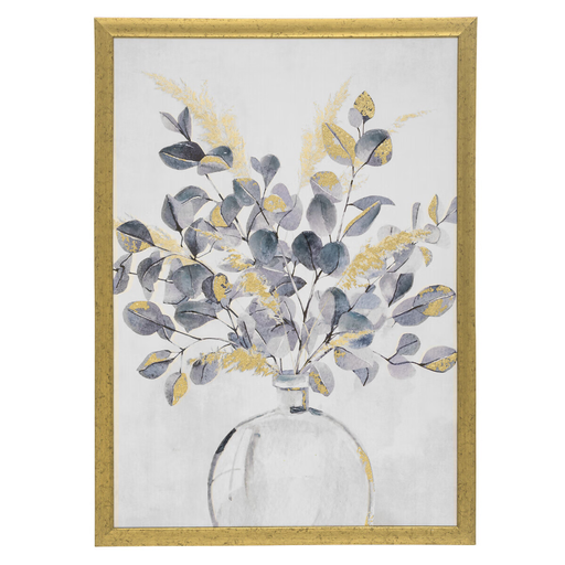 Atmosphera Framed Floral Print Canvas 50 x 70 cm