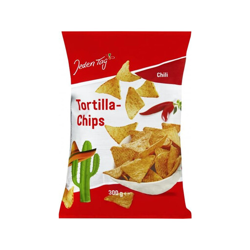 Jeden Tag Chili Tortilla Chips 300 g