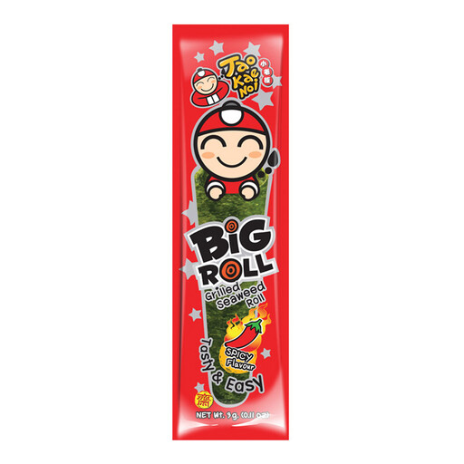 TAO KAE NOI Spicy Flavour Grilled Seaweed Roll 3g