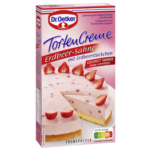Dr. Oetker Strawberry Cake Cream 100 g