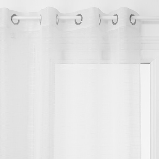 简约纯白风格的 Atmosphera Louis White Net Curtain