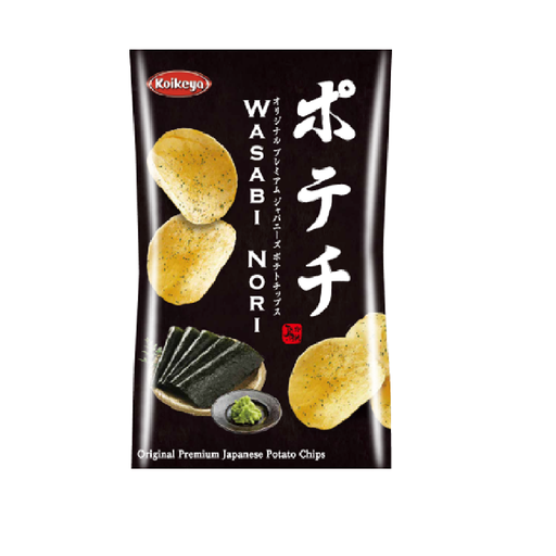 KOIKEYA Potechi Japanese Potato Chips - Wasabi Nori 100g