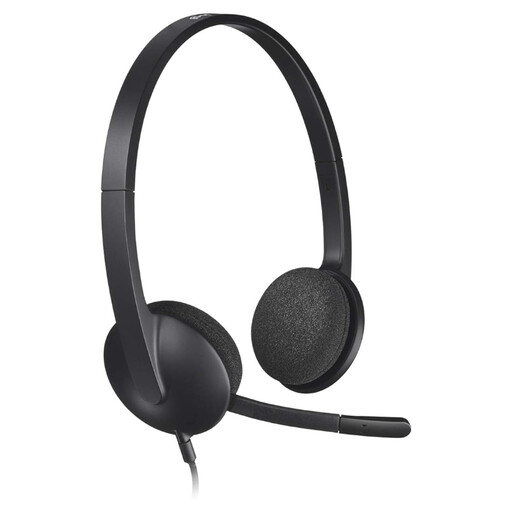 Logitech H340 USB Headset Black, Wired