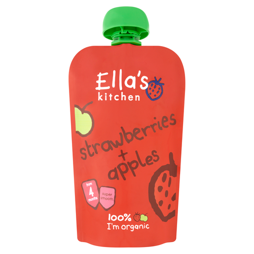 Ella's Kitchen Strawberry & Apple 4+ Months 120g