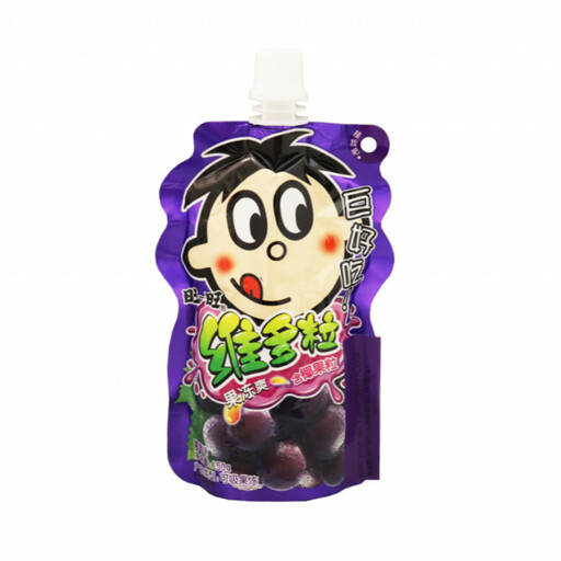 【Cool】WANT WANT Vittorio Jelly Drink (Grape) 150g