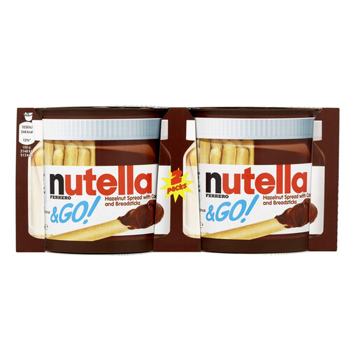 Nutella & Go 可可榛子酱蘸食零食 2x52g