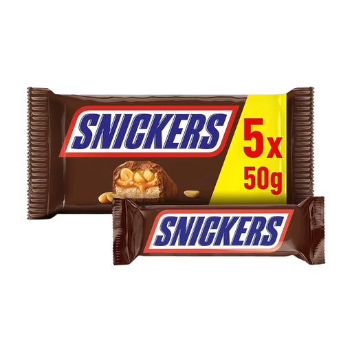 Snickers Chocolate - 5 x 50 g