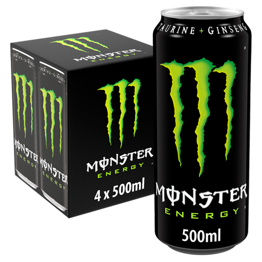 Monster Energy Drink Original Green 4 x 500 ml
