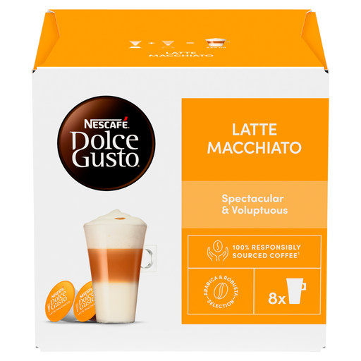 NESCAF? Dolce Gusto 拿铁玛奇朵胶囊 16 颗 183.2g