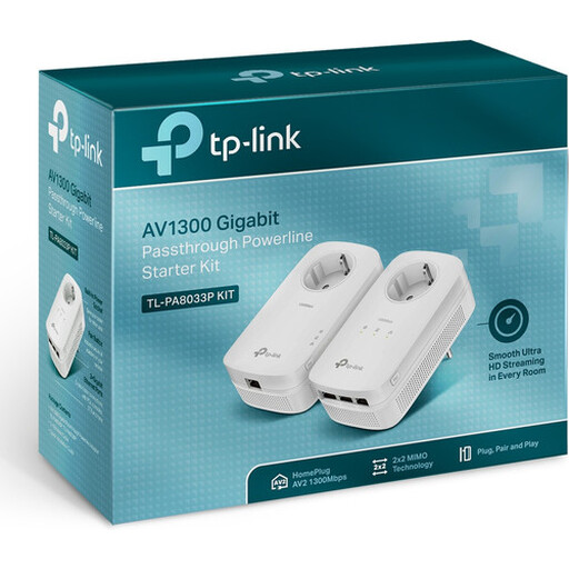 TP-Link TL-PA8033P Kit Powerline Network Adapter