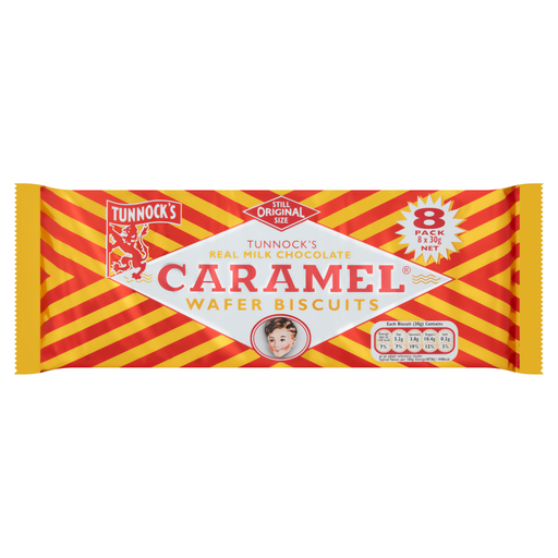 Tunnocks Milk Chocolate Caramel Wafer