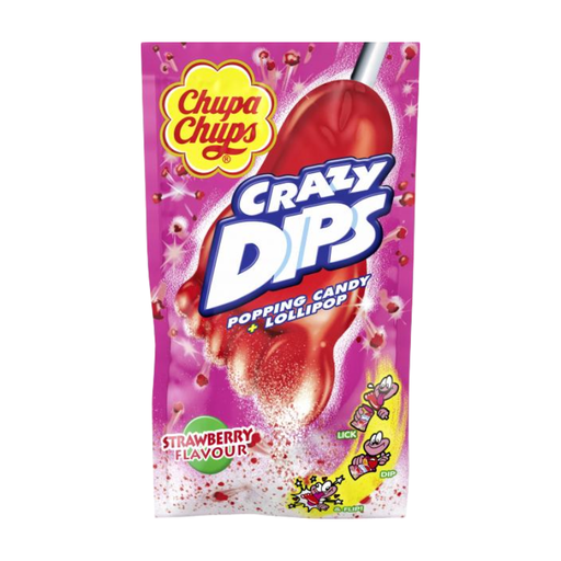 Chupa Chups Crazy Dips Strawberry