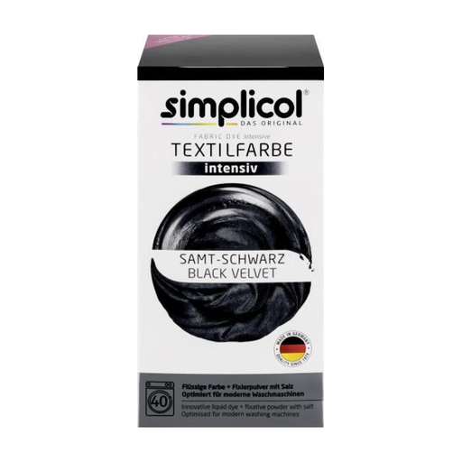 Simplicol Textilfarbe intensiv Samt-Schwarz