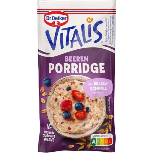 Dr. Oetker Vitalis Oatmeal Berries 53g