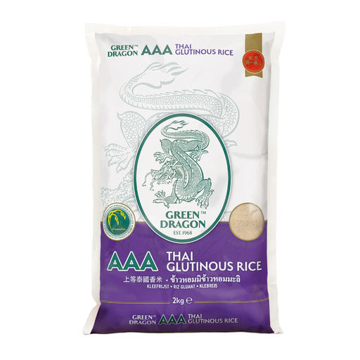 Green Dragon Thai sticky rice, 2026 harvest, 2 kg pack