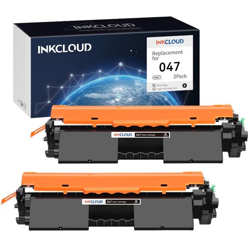 inkcloud 047 Compatible Toner Cartridge for LBP113w MF113w i-SENSYS LBP113w (2 Black) 2 Black