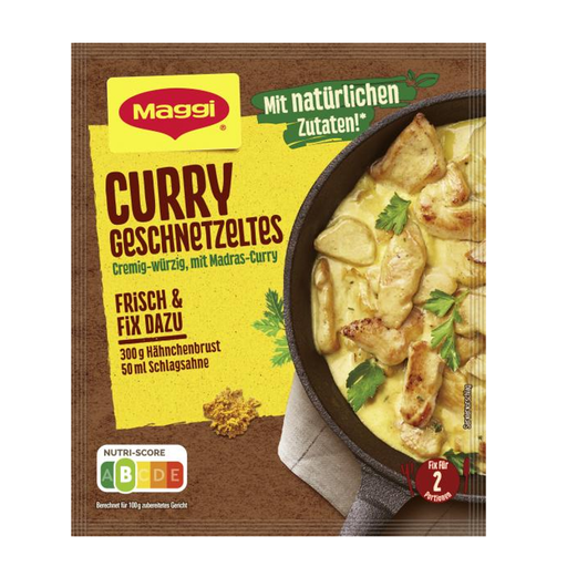 Maggi Fix für Curry-Geschnetzeltes 41g