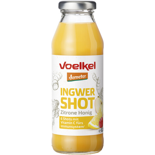 Voelkel Bio Ingwer Shot Zitrone Honig
