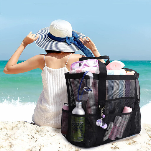 Sandfeste Polyamid-Strandtasche