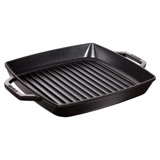 STAUB Square Cast Iron Grill Pan 28 x 28 cm