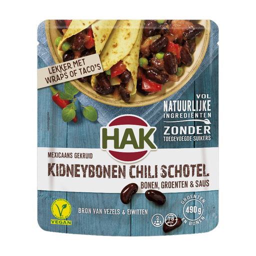 Hak Kidneybonen Chili Schotel