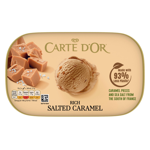 Carte D'Or Ice Cream Dessert Rich Salted Caramel Ice Cream 900ml
