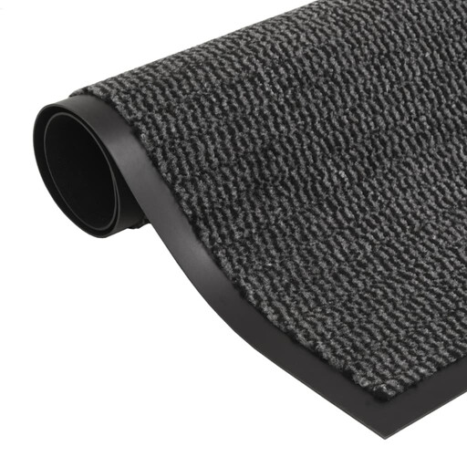 vidaXL Rectangular tufted doormat 60x90 cm anthracite