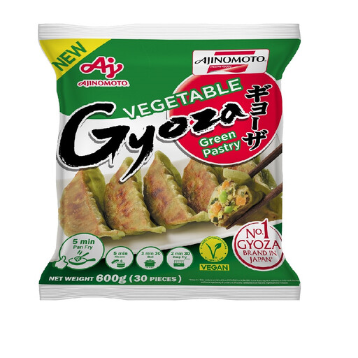 Ajinomoto Gyoza - Vegetable in Green Pasty (30 Pieces) 600g