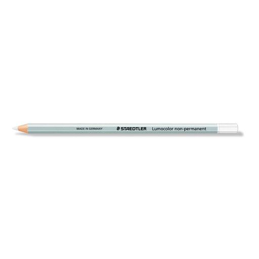 STAEDTLER Lumocolor Non-Permanent Omnichrom White Glass-Marking Pencil